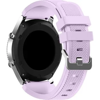Univerzální silikonový řemínek 22 mm T892 levandulová