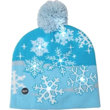 Pokrývka hlavy Svítící vánoční čepice 4