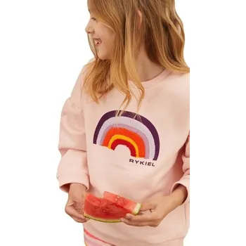 Dívčí mikina Dívčí mikina s duhou L565 12-24 měsíců
