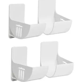 Úložný box Nalepovací plastový organizér Úložný box na sáčky na odpadky Praktický zásobník do kuchyně a koupelny Snadná instalace 2 páry