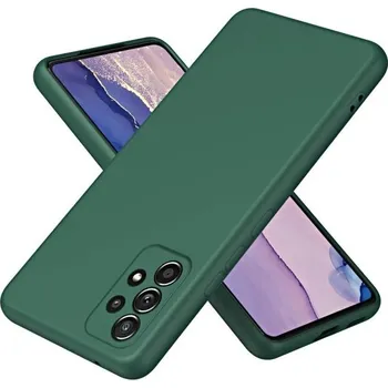 Pouzdro na mobilní telefon Silikonový ochranný kryt na Samsung A23 5G zelená