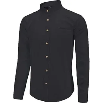 Pánská košile Pánská košile F672 černá S 1