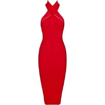 Dámské šaty Společenské šaty Scarlett červená XS