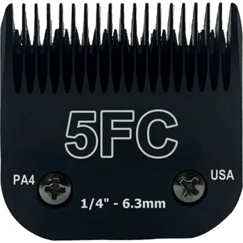 Kosmetika pro psa Náhradní střihací hlavice pro strojky Andis, Wahl, Oster, Furzone, Laube, Heiniger a Conair Profesionální ocelová hlavice na stříhání zvířat 6,3 mm Model 5FC