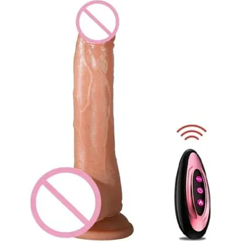 Vibrátor Realistický vibrátor 20 x 3,5 cm s dálkovým ovládáním a silikonovým povrchem, diskrétní balení pro maximální pohodlí a soukromí