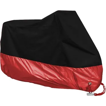 Motokosmetika Voděodolný polyesterový kryt na motorku 160–180 cm Venkovní ochranná plachta proti dešti a prachu Obal na motocykl Skladný cestovní kryt červená