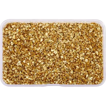 Dekorační kamínky 50 g zlatá