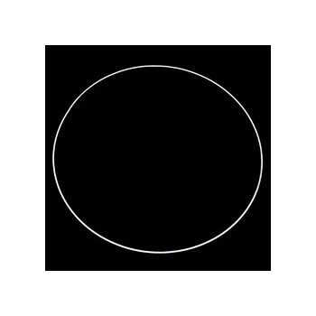 Lapač snů Kovový kruh na lapač snů Ø 45 cm - bílá