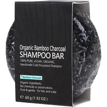 Šampon Tuhý šampon proti šedinám Šampon proti šedivění s bambusovým černým uhlím Tuhý vyživující šampon redukující šediny Mýdlo na vlasy 60 g