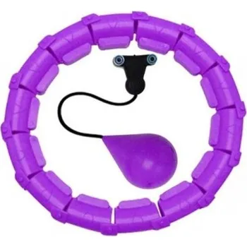 Hula Hoop obruč se závažím 85 cm fialová