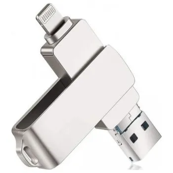 USB flash disk USB OTG flash disk 3.0 H46 stříbrná 16GB