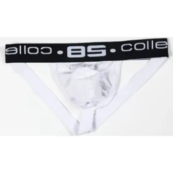 Pánské spodní prádlo Pánské slipy s otvorem bílá XS