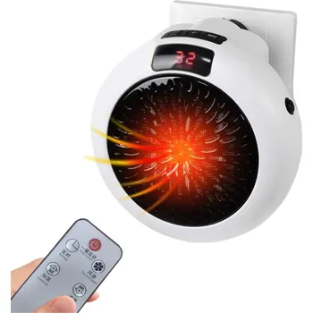 Přímotop Přenosný elektrický ohřívač do zásuvky N931 bílá