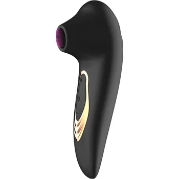 Vibrátor Tlakový vibrátor pro ženy Klitorální vibrátor 10 tlakových programů Erotická hračka pro ženy černá