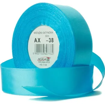 Dárková taška ALIGA stuha 12/32m -38 modrá /4/ ,balení 4 ks 558535