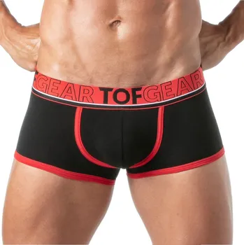 Pánské spodní prádlo Boxerky TOF Paris Champion Trunk černé XXL, pánské bavlněné boxerky