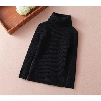 Dívčí svetr Dívčí rolák L596 černá 8