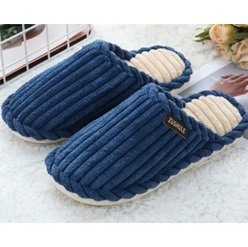 Pánské pantofle Pánská domácí obuv tmavě modrá 40