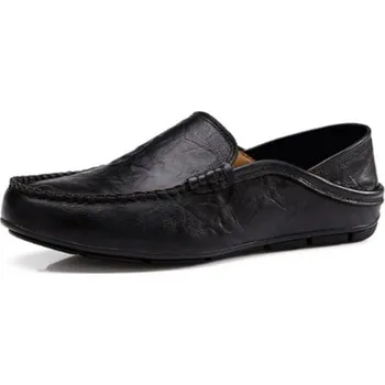 Pánské polobotky Pánské elegantní mokasíny J2642 černá 40