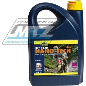Olej motorový motocyklový Putoline Nano-tech Offroad 4+ 10W40 (balení 4L) PU74021