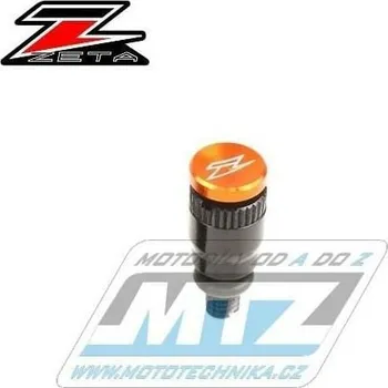 Ventilek odvzdušňovací WHITE POWER / MARZOCCHI / SACHS (závit M4) - ZETA ZE91-4117 - oranžový ZE914117