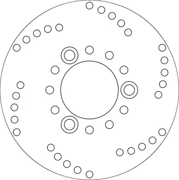 Brzda pro motocykl brzdový kotouč, NEWFREN KYMCO Dink 50 LC Bet & Win 2001-2002