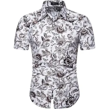 Pánská košile Pánská košile s krátkým rukávem F474 XXS 3