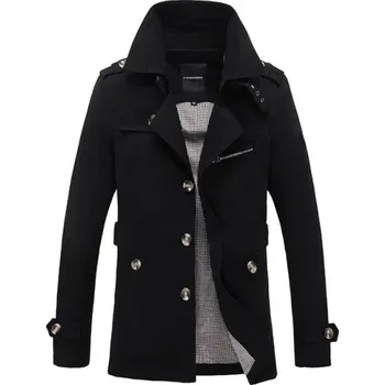 Pánský kabát Pánský zimní kabát J981 černá L