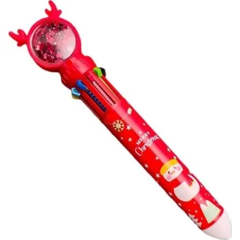 Vánoční dekorace Vánoční propiska 10 barev 4