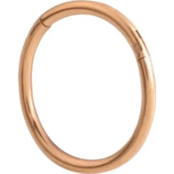 Piercing Piercing do nosu 1,2 x 10 mm růžově zlatá