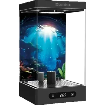 Akvárium pro betty s LED světlem a ohřevem 11,4 x 12,9 x 20,5 cm