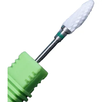 Bruska na nehty Keramická fréza na manikúru kužel T823 zelená