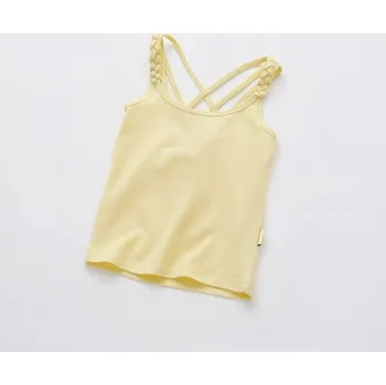 Dívčí tílko Dívčí tílko B1598 žlutá 3