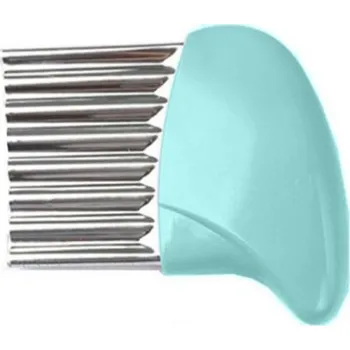 Kráječ na chleba Vroubkovaný kráječ na brambory modrá