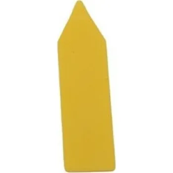 Příslušenství pro skleník Zapichovací cedulky k rostlinám 100 ks žlutá