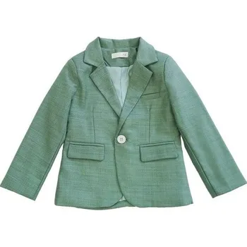 Chlapecký kabát Chlapecké sako B1337 světle zelená 10