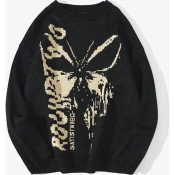 Pánský svetr Pánský svetr s motýlem černá M