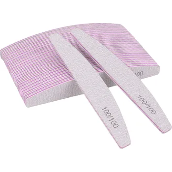 Pilník na nehty 100/100 půlměsíc 3 ks