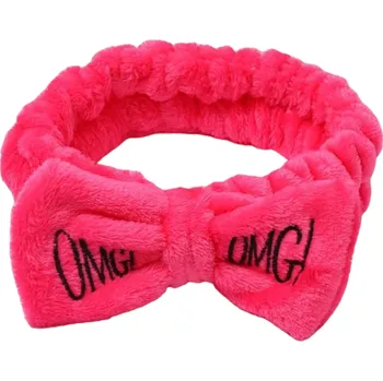 Čelenka Kosmetická čelenka tmavě růžová