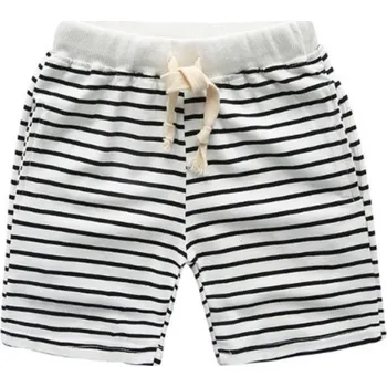Chlapecké pruhované šortky J1943 bílá 6