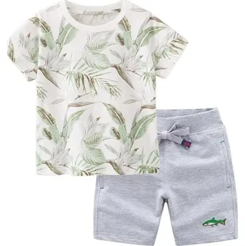 Chlapecké tričko a kraťasy L1723 šedá 3