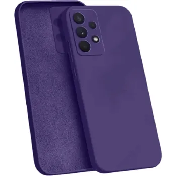 Pouzdro na mobilní telefon Silikonový kryt pro Samsung A73 5G fialová