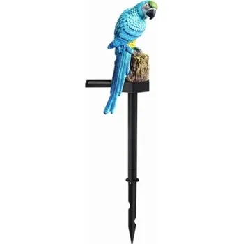 Zahradní dekorace Solární dekorační světlo papoušek modrá