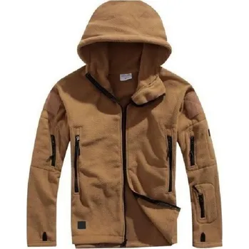 Pánská bunda Pánská fleecová bunda A1822 světle hnědá XXL