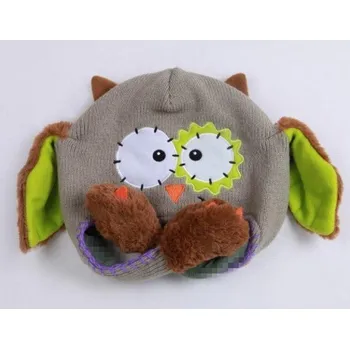 Čepice Vtipná dětská čepice s obličejem 1