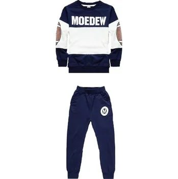 Chlapecká tepláková souprava L1653 tmavě modrá 12-14 let