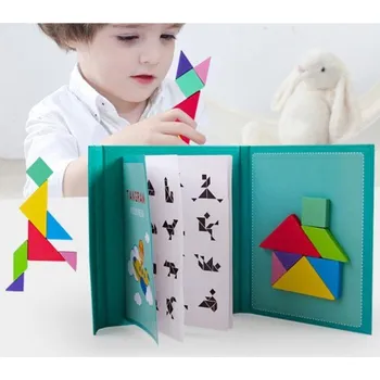 Dřevěná hračka Dřevěná skládačka puzzle A1392