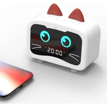 Hodiny Dětské LED hodiny bílá