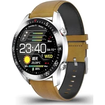 Chytré hodinky Pánské chytré hodinky K1200 světle hnědá