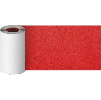 Samolepící opravná páska na kůži 7,6x152 cm Silná lepicí páska na opravu pohovek, autosedaček, kabelek a kožených sedadel Voděodolná záplata červená